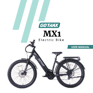 Manual GOTRAX MX1 Electric Bicycle