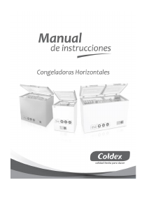 Manual de uso Coldex CHM25AS101 Congelador