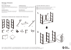 Bruksanvisning Clas Ohlson 44-5372-2 Byrå