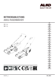 Manual de uso AL-KO 38.1 Li Cortacésped