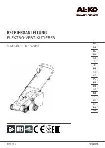 Bedienungsanleitung AL-KO Combi Care 36 E Comfort Vertikutierer