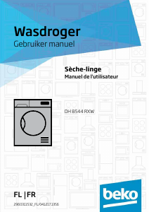 Handleiding BEKO DH 8544 RXW Wasdroger