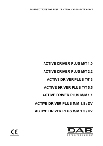 Handleiding DAB Active Driver Plus M/M 1.1 Besproeiingscomputer