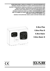 Handleiding DAB E.Box Basic D Besproeiingscomputer