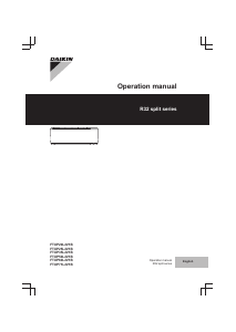 Manual Daikin FTXP71L2V1B Air Conditioner