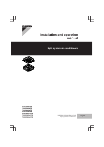 Handleiding Daikin FCAG71AVEB Airconditioner