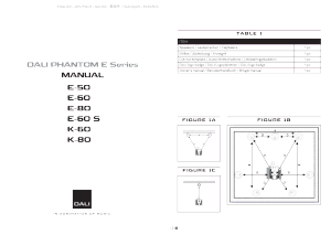 Manual Dali Phantom E-60 Speaker