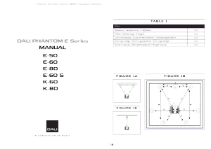 Manual Dali Phantom E-80 Speaker