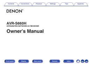 Handleiding Denon AVR-S660H Receiver