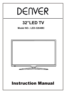 Manual Denver LED-3264MC LED Television