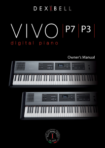 Handleiding Dexibell Vivo P7 Digitale piano