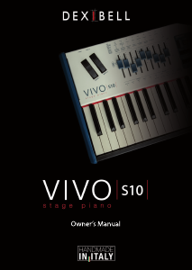 Manual Dexibell Vivo S10 Digital Piano