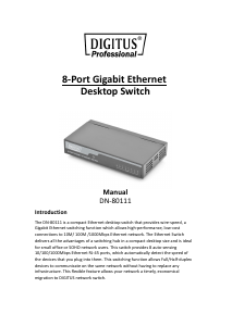 Handleiding Digitus DN-80111 Switch