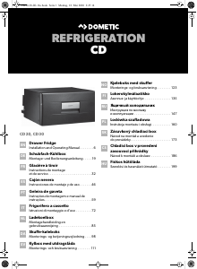Manuál Dometic CD30 Lednice
