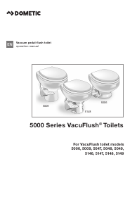 Manual Dometic VacuFlush 5148 Toilet