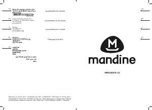 Instrukcja Mandine MMO20DFG-23 Kuchenka mikrofalowa