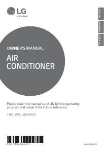 Handleiding LG A09LH1 Airconditioner