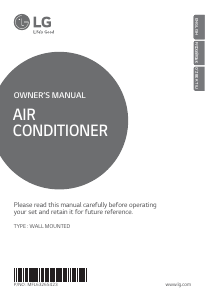 Handleiding LG A09LHU Airconditioner