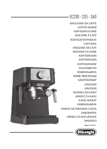 Manual de uso DeLonghi EC230.BK Máquina de café espresso