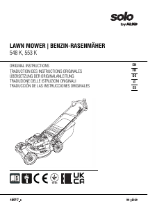 Manual de uso AL-KO 553 K Cortacésped