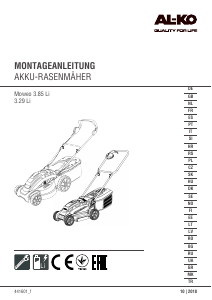 Brugsanvisning AL-KO Moweo 3.85 Li Plæneklipper