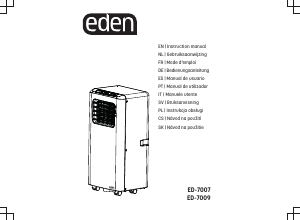 Manual Eden ED-7009 Ar condicionado