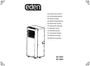 Manual de uso Eden ED-7007 Aire acondicionado