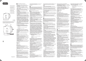 Manuale Eden ED-7003 Bollitore