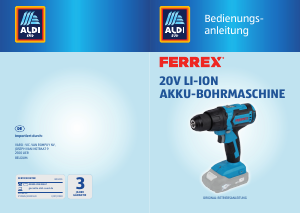 Bedienungsanleitung Ferrex XYZ585 Bohrschrauber
