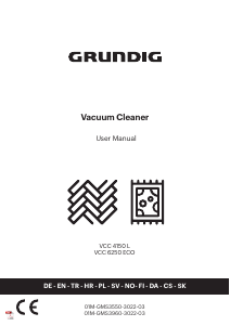 Manual Grundig VCC 6250 ECO Vacuum Cleaner