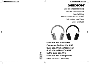 Manual Medion E62474 (MD 43474) Headphone