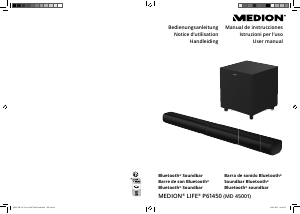 Manual de uso Medion LIFE P61450 (MD 45001) Sistema de home cinema