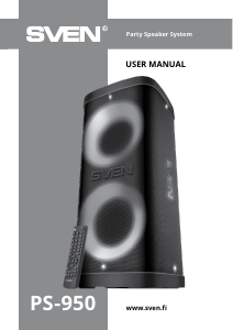 Manual Sven PS-950 Speaker