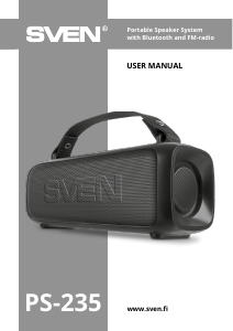 Manual Sven PS-235 Speaker