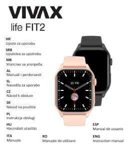 Instrukcja Vivax Life Fit 2 Smartwatch