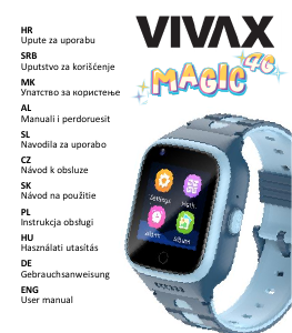 Bedienungsanleitung Vivax Magic 4G Smartwatch