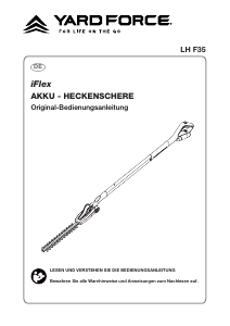 Bedienungsanleitung Yard Force LH F35 Heckenschere