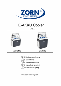 Handleiding ZORN Z32 LNE Koelbox