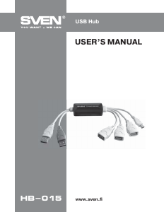 Manual Sven HB-015 USB Hub