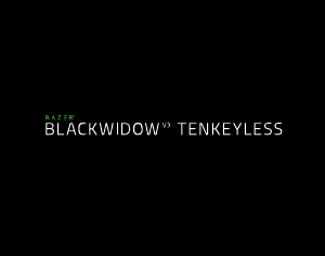 Manual Razer BlackWidow V3 Tenkeyless Keyboard