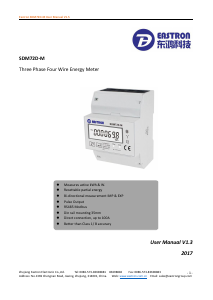 Manual Eastron SDM72D-M Energy Meter