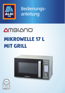 Bedienungsanleitung Ambiano 801277 Mikrowelle