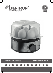 Manual de uso Bestron AEC2000S Cocedor de huevos
