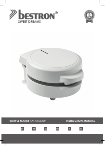 Manual Bestron AMWM600P Waffle Maker