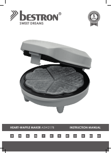 Manual Bestron ASW217B Waffle Maker
