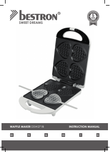 Manual Bestron DSW271B Waffle Maker