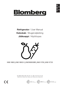 Käyttöohje Blomberg KND 9720 Jääkaappipakastin