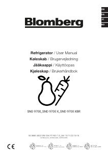 Bruksanvisning Blomberg SND 9700 X Kjøleskap