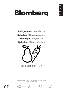 Bruksanvisning Blomberg SSM 4460 N Kjøleskap