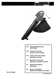 Bedienungsanleitung Brüder Mannesmann 60220 Laubblaser